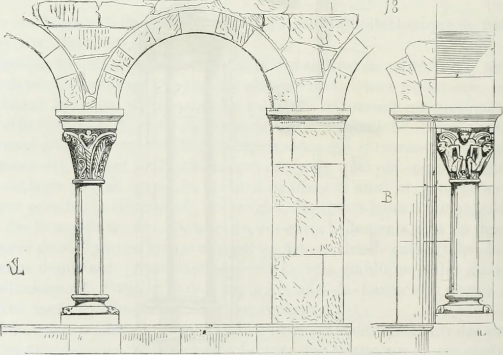 An illustration from Dictionnaire raisonné de l'architecture française du XIe au XVIe siècle, 1875, leaf 441