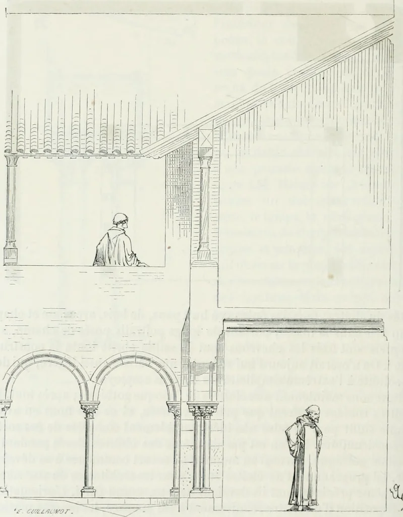 An illustration from Dictionnaire raisonné de l'architecture française du XIe au XVIe siècle, 1875, leaf 447