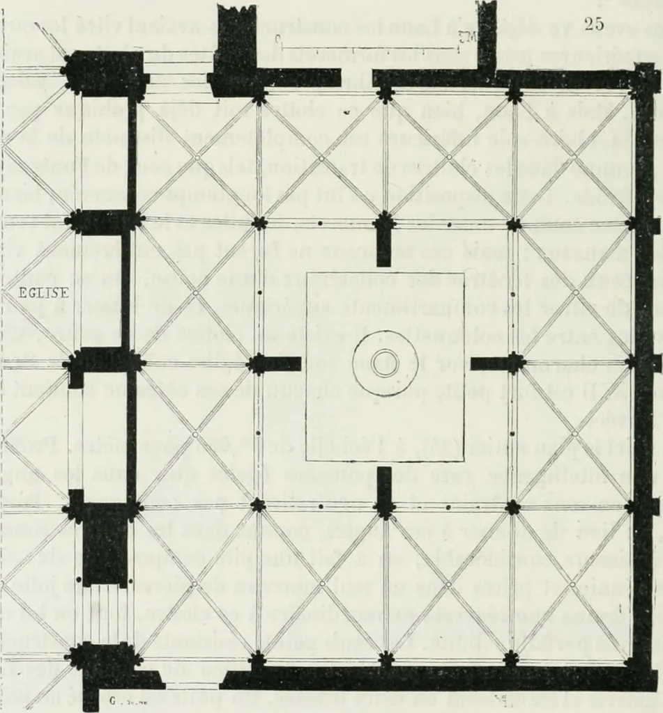 An illustration from Dictionnaire raisonné de l'architecture française du XIe au XVIe siècle, 1875, leaf 449