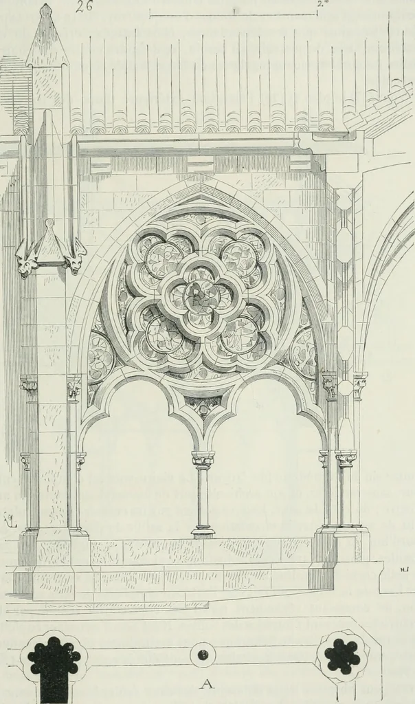 An illustration from Dictionnaire raisonné de l'architecture française du XIe au XVIe siècle, 1875, leaf 450