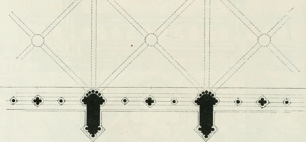 An illustration from Dictionnaire raisonné de l'architecture française du XIe au XVIe siècle, 1875, leaf 453