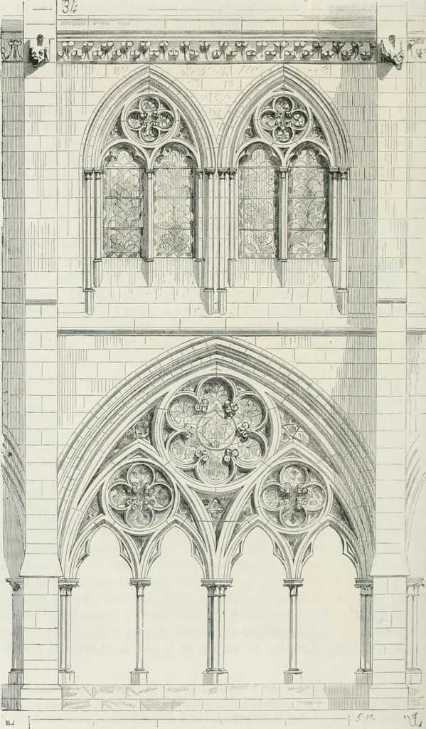 An illustration from Dictionnaire raisonné de l'architecture française du XIe au XVIe siècle, 1875, leaf 459