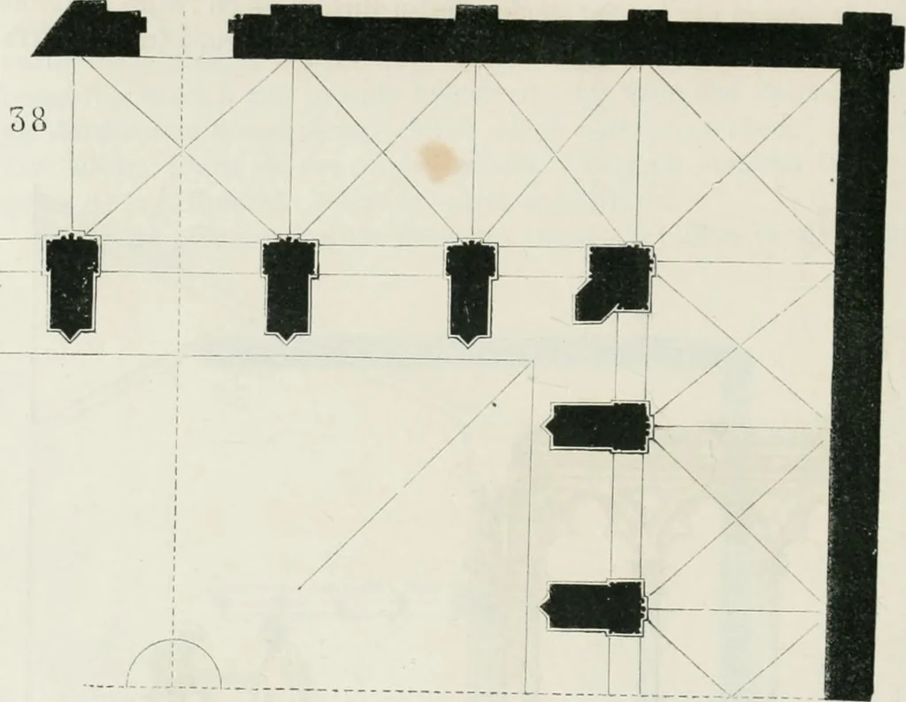 An illustration from Dictionnaire raisonné de l'architecture française du XIe au XVIe siècle, 1875, leaf 463