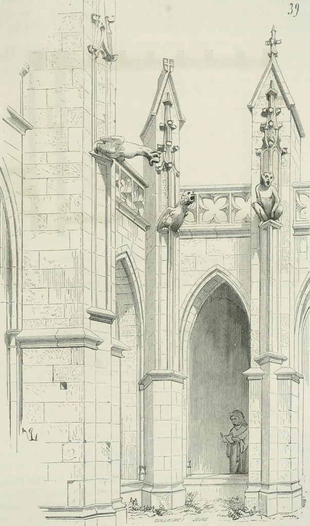An illustration from Dictionnaire raisonné de l'architecture française du XIe au XVIe siècle, 1875, leaf 464