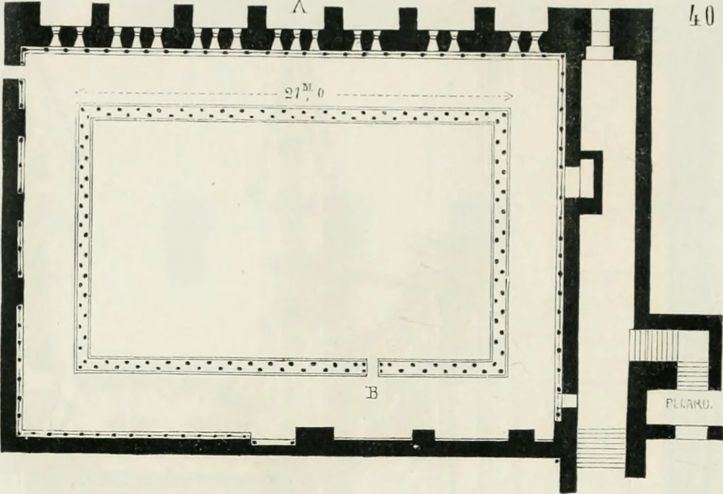 An illustration from Dictionnaire raisonné de l'architecture française du XIe au XVIe siècle, 1875, leaf 465