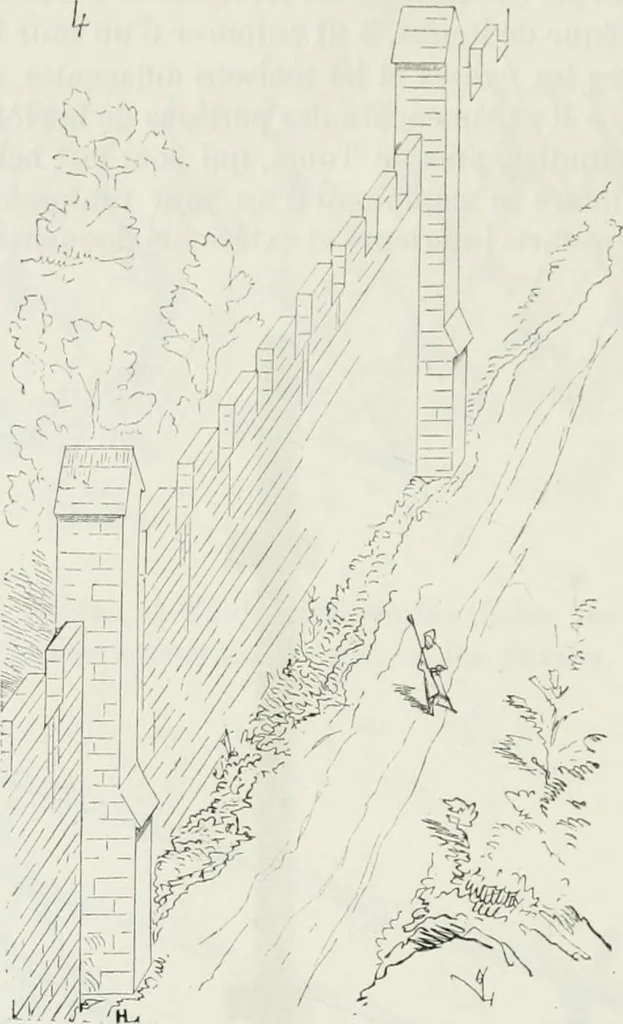 An illustration from Dictionnaire raisonné de l'architecture française du XIe au XVIe siècle, 1875, leaf 473