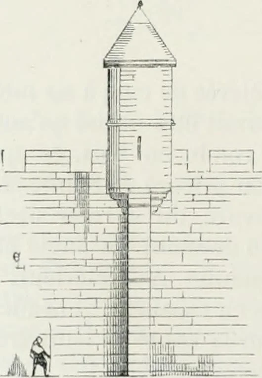 An illustration from Dictionnaire raisonné de l'architecture française du XIe au XVIe siècle, 1875, leaf 473