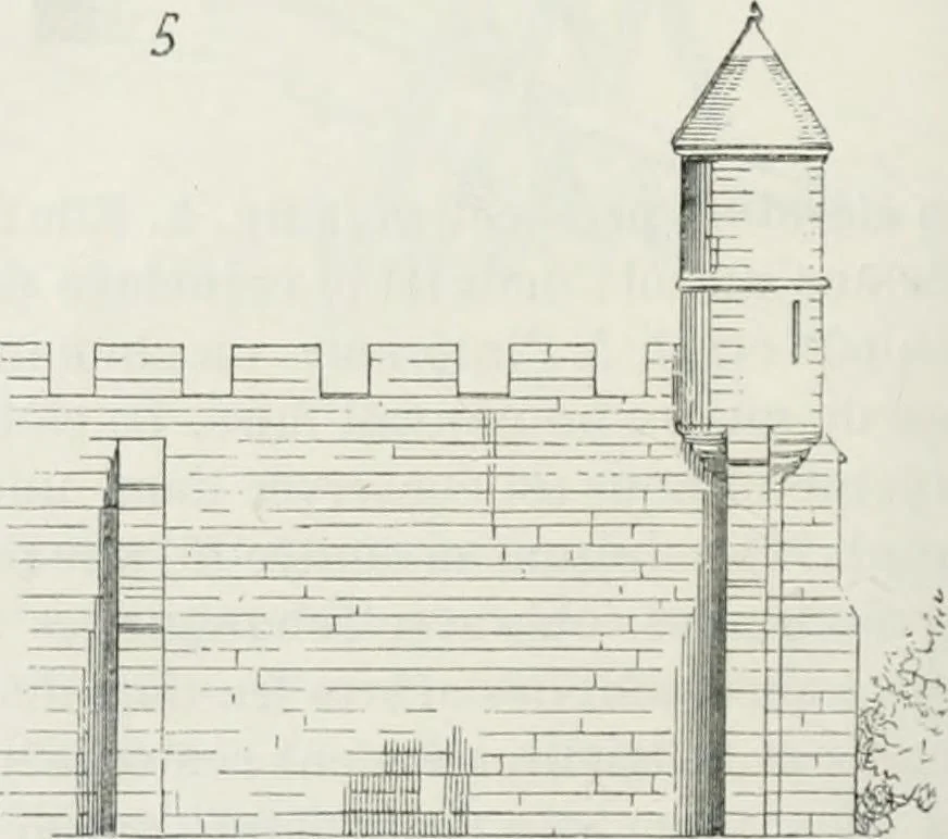 An illustration from Dictionnaire raisonné de l'architecture française du XIe au XVIe siècle, 1875, leaf 473
