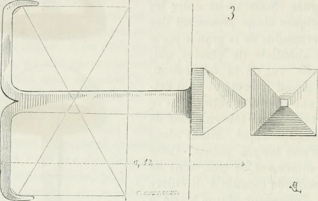 An illustration from Dictionnaire raisonné de l'architecture française du XIe au XVIe siècle, 1875, leaf 481