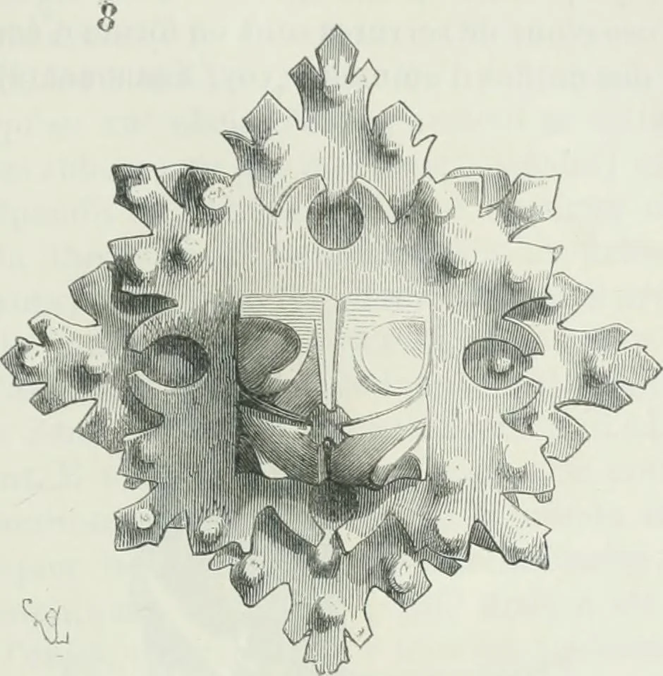 An illustration from Dictionnaire raisonné de l'architecture française du XIe au XVIe siècle, 1875, leaf 484