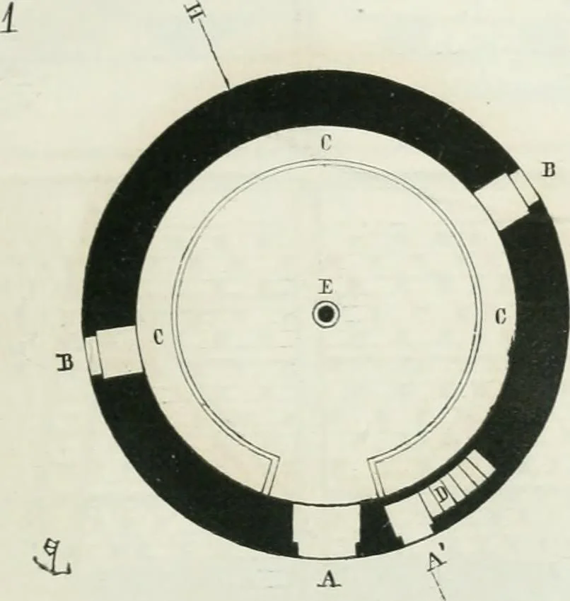 An illustration from Dictionnaire raisonné de l'architecture française du XIe au XVIe siècle, 1875, leaf 492