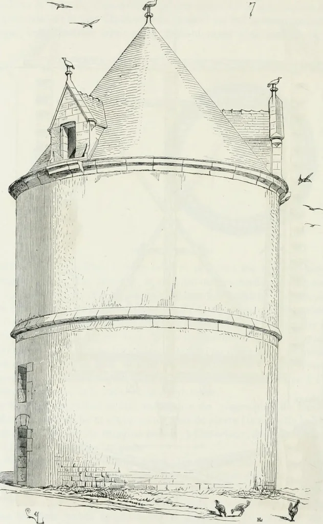An illustration from Dictionnaire raisonné de l'architecture française du XIe au XVIe siècle, 1875, leaf 497
