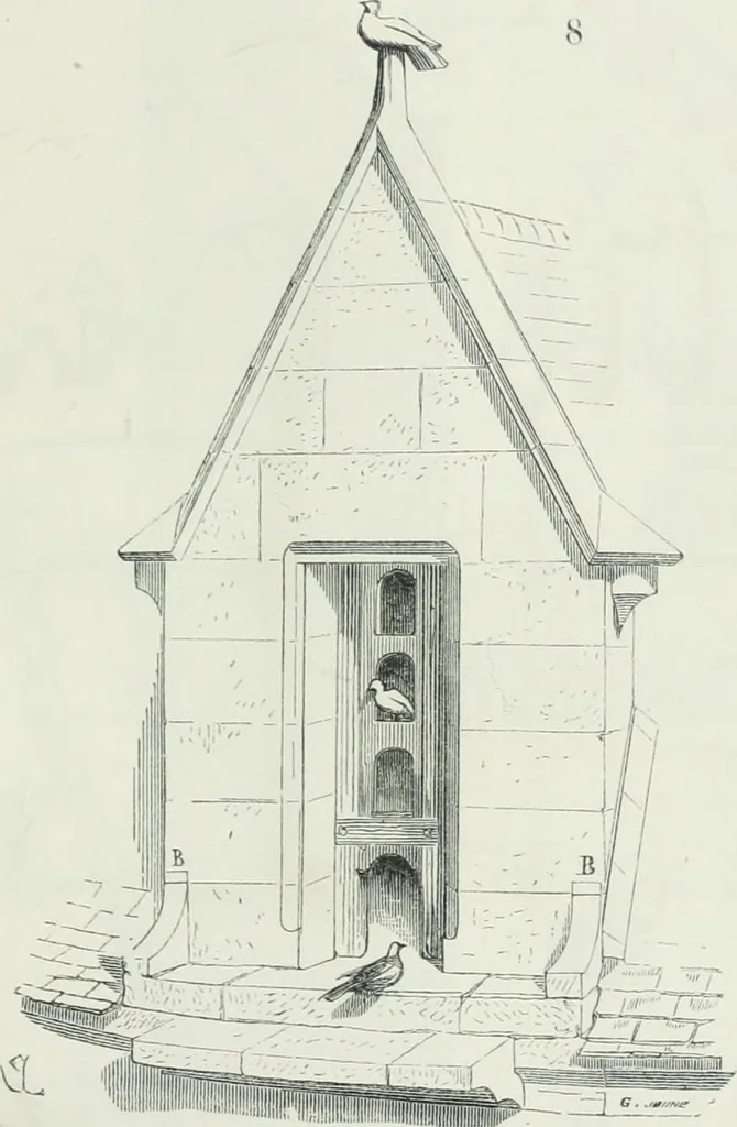 An illustration from Dictionnaire raisonné de l'architecture française du XIe au XVIe siècle, 1875, leaf 498