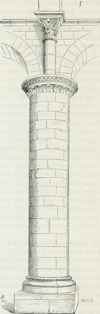 An illustration from Dictionnaire raisonné de l'architecture française du XIe au XVIe siècle, 1875, leaf 503