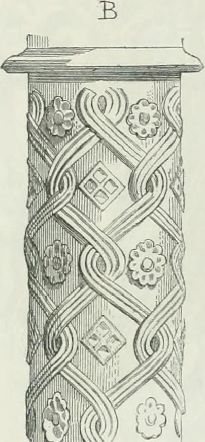 An illustration from Dictionnaire raisonné de l'architecture française du XIe au XVIe siècle, 1875, leaf 506