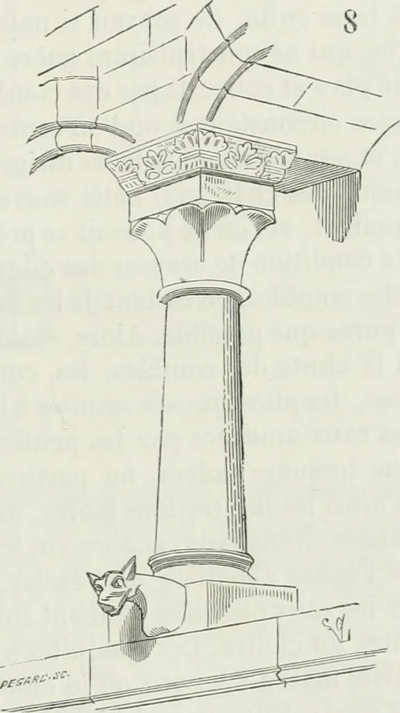 An illustration from Dictionnaire raisonné de l'architecture française du XIe au XVIe siècle, 1875, leaf 510