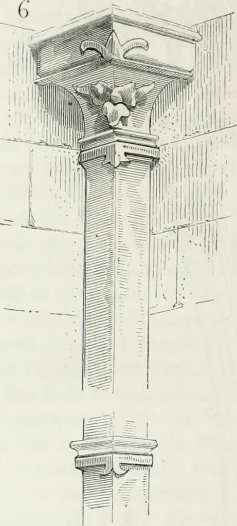An illustration from Dictionnaire raisonné de l'architecture française du XIe au XVIe siècle, 1875, leaf 517