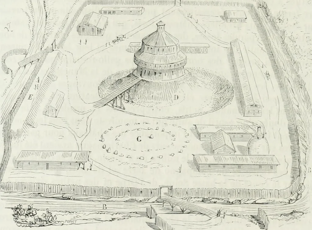 An illustration from Dictionnaire raisonné de l'architecture française du XIe au XVIe siècle, 1875, leaf 73