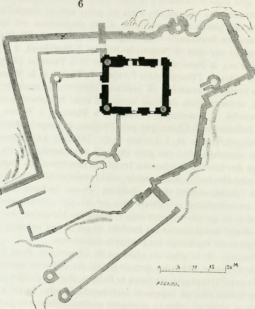 An illustration from Dictionnaire raisonné de l'architecture française du XIe au XVIe siècle, 1875, leaf 87