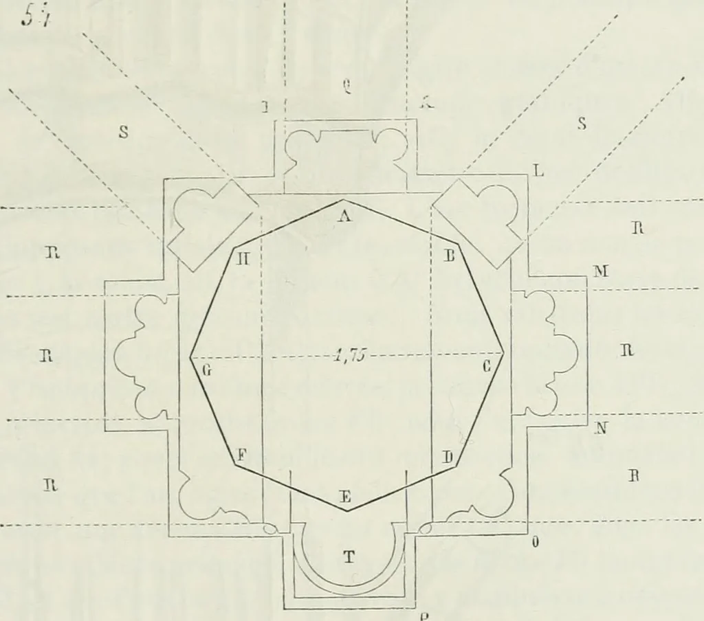 An illustration from Dictionnaire raisonné de l'architecture française du XIe au XVIe siècle, 1875, leaf 110