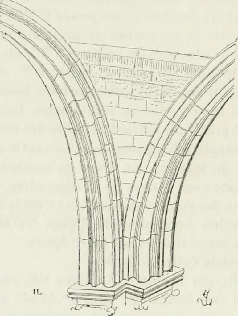 An illustration from Dictionnaire raisonné de l'architecture française du XIe au XVIe siècle, 1875, leaf 115