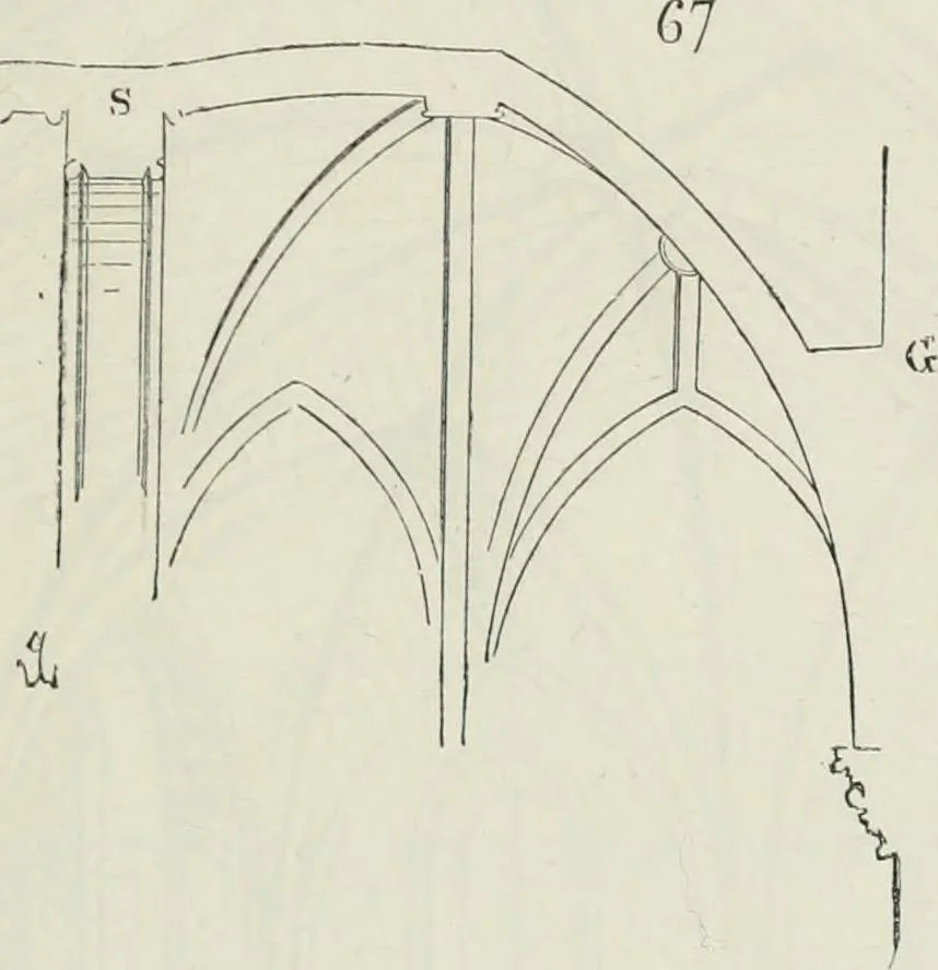 An illustration from Dictionnaire raisonné de l'architecture française du XIe au XVIe siècle, 1875, leaf 124