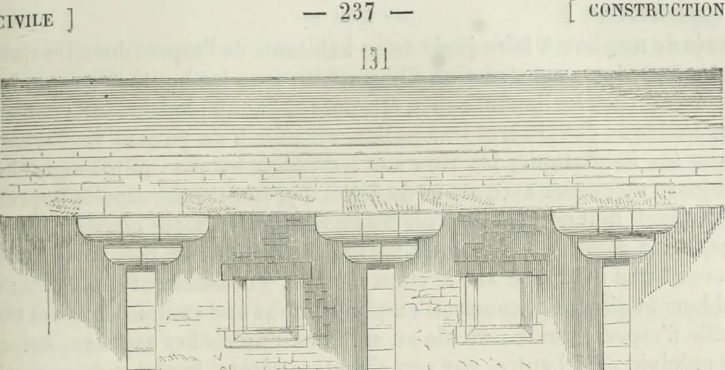 An illustration from Dictionnaire raisonné de l'architecture française du XIe au XVIe siècle, 1875, leaf 246