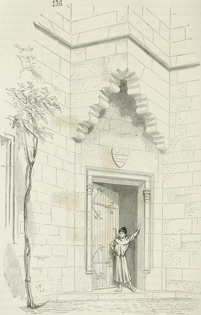 An illustration from Dictionnaire raisonné de l'architecture française du XIe au XVIe siècle, 1875, leaf 259