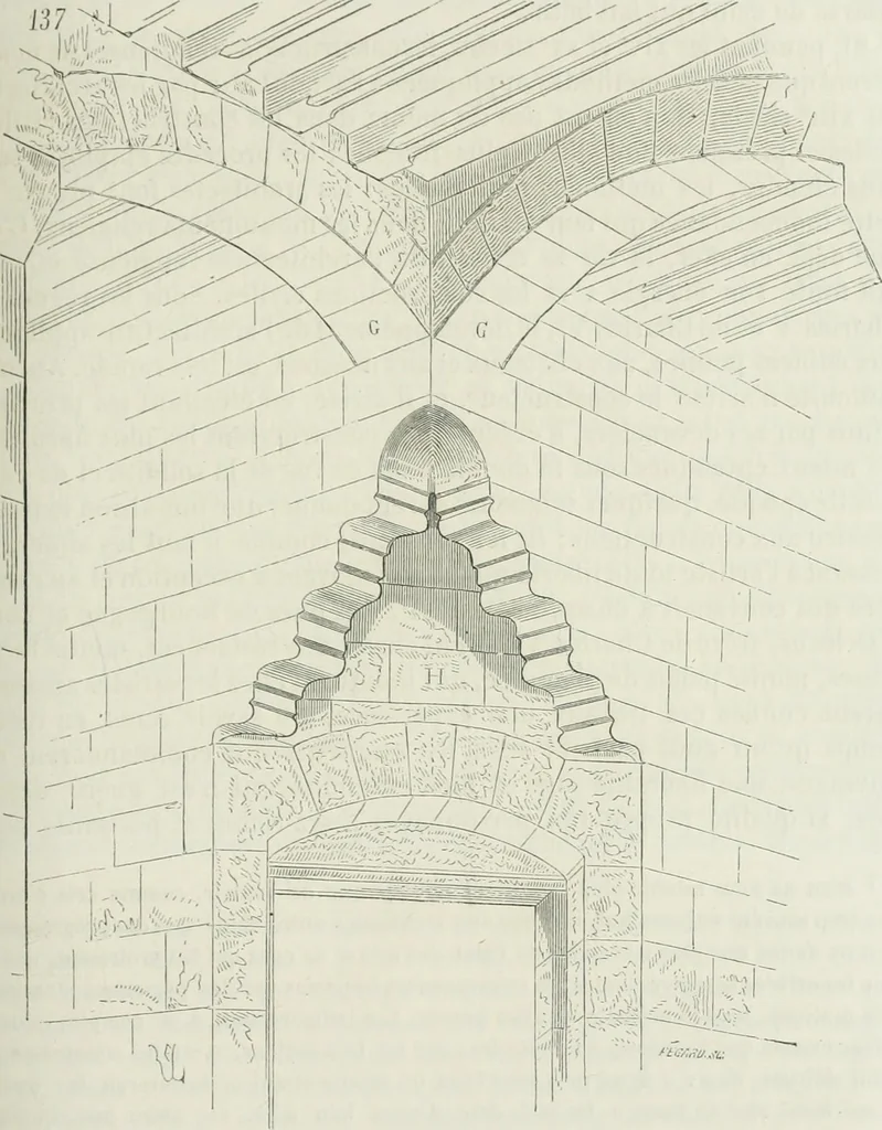 An illustration from Dictionnaire raisonné de l'architecture française du XIe au XVIe siècle, 1875, leaf 260