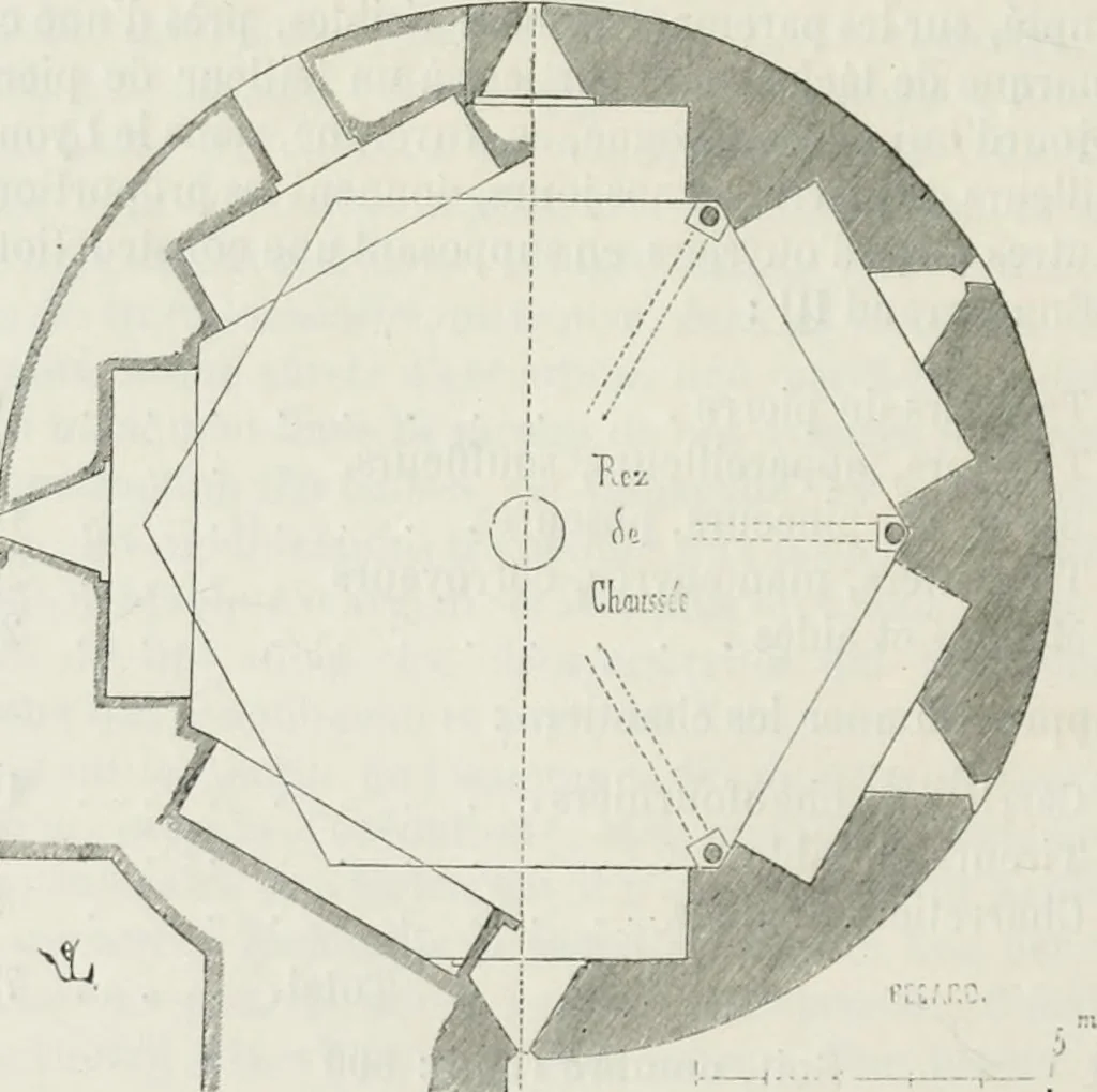An illustration from Dictionnaire raisonné de l'architecture française du XIe au XVIe siècle, 1875, leaf 273