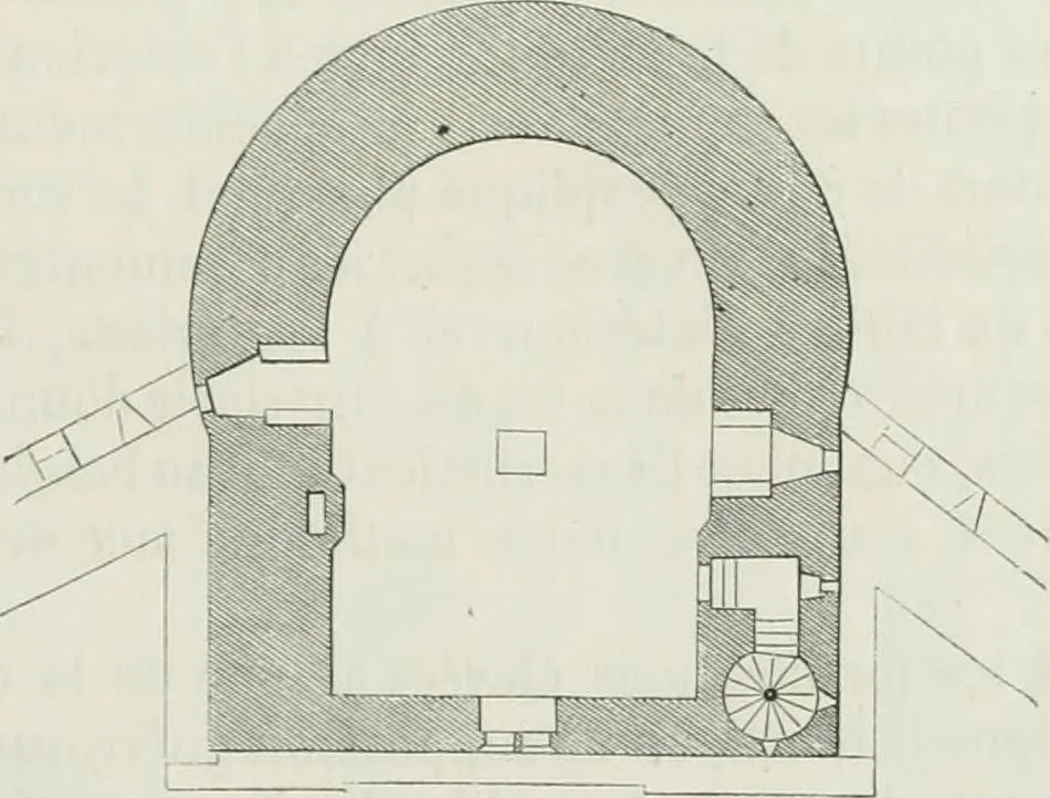 An illustration from Dictionnaire raisonné de l'architecture française du XIe au XVIe siècle, 1875, leaf 282