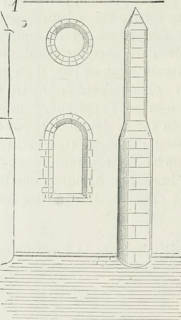 An illustration from Dictionnaire raisonné de l'architecture française du XIe au XVIe siècle, 1875, leaf 293
