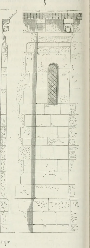 An illustration from Dictionnaire raisonné de l'architecture française du XIe au XVIe siècle, 1875, leaf 295
