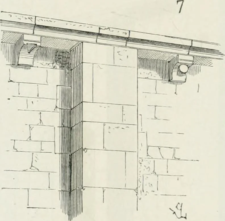 An illustration from Dictionnaire raisonné de l'architecture française du XIe au XVIe siècle, 1875, leaf 297