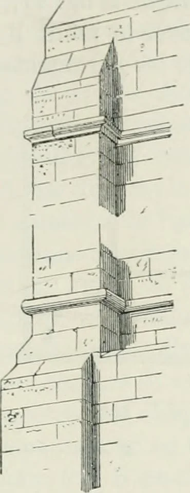 An illustration from Dictionnaire raisonné de l'architecture française du XIe au XVIe siècle, 1875, leaf 300