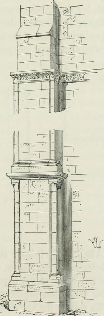 An illustration from Dictionnaire raisonné de l'architecture française du XIe au XVIe siècle, 1875, leaf 300