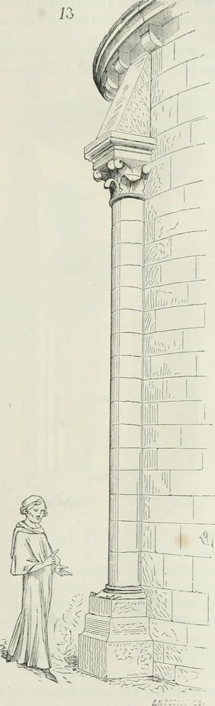 An illustration from Dictionnaire raisonné de l'architecture française du XIe au XVIe siècle, 1875, leaf 304