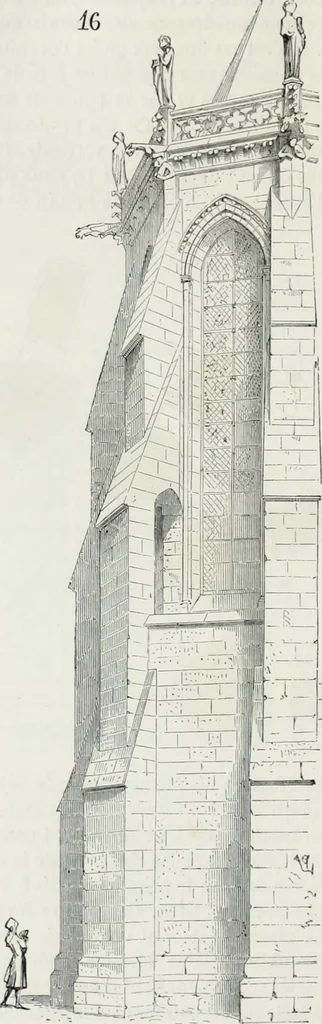 An illustration from Dictionnaire raisonné de l'architecture française du XIe au XVIe siècle, 1875, leaf 307