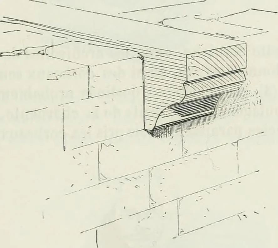 An illustration from Dictionnaire raisonné de l'architecture française du XIe au XVIe siècle, 1875, leaf 316
