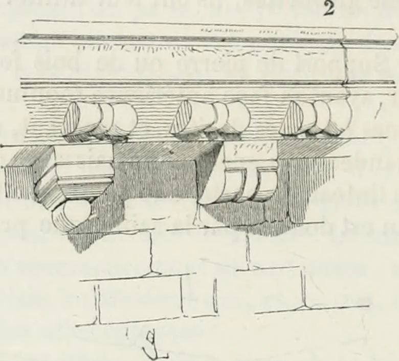 An illustration from Dictionnaire raisonné de l'architecture française du XIe au XVIe siècle, 1875, leaf 317