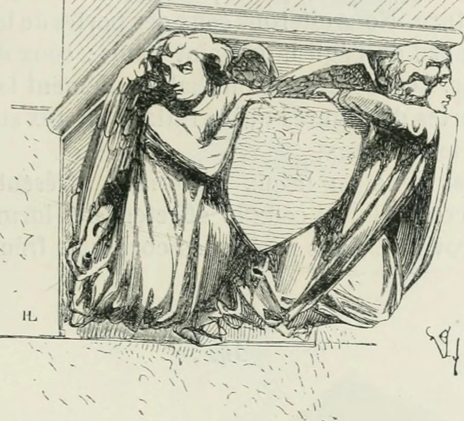 An illustration from Dictionnaire raisonné de l'architecture française du XIe au XVIe siècle, 1875, leaf 324