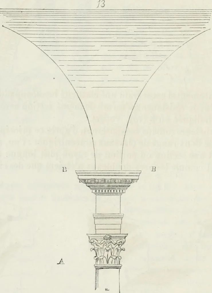 An illustration from Dictionnaire raisonné de l'architecture française du XIe au XVIe siècle, 1875, leaf 33