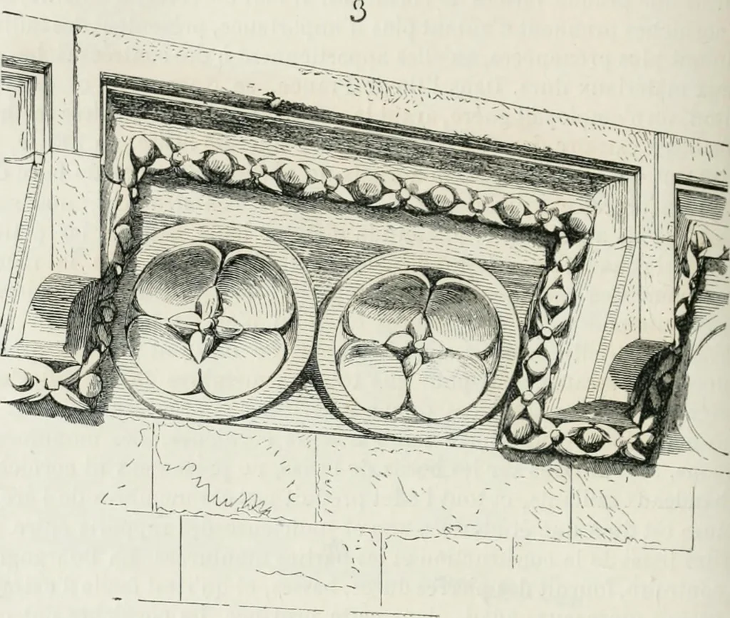 An illustration from Dictionnaire raisonné de l'architecture française du XIe au XVIe siècle, 1875, leaf 333