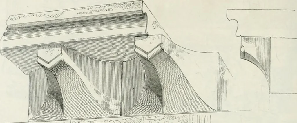 An illustration from Dictionnaire raisonné de l'architecture française du XIe au XVIe siècle, 1875, leaf 335