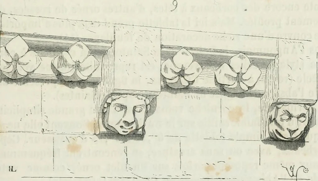 An illustration from Dictionnaire raisonné de l'architecture française du XIe au XVIe siècle, 1875, leaf 338