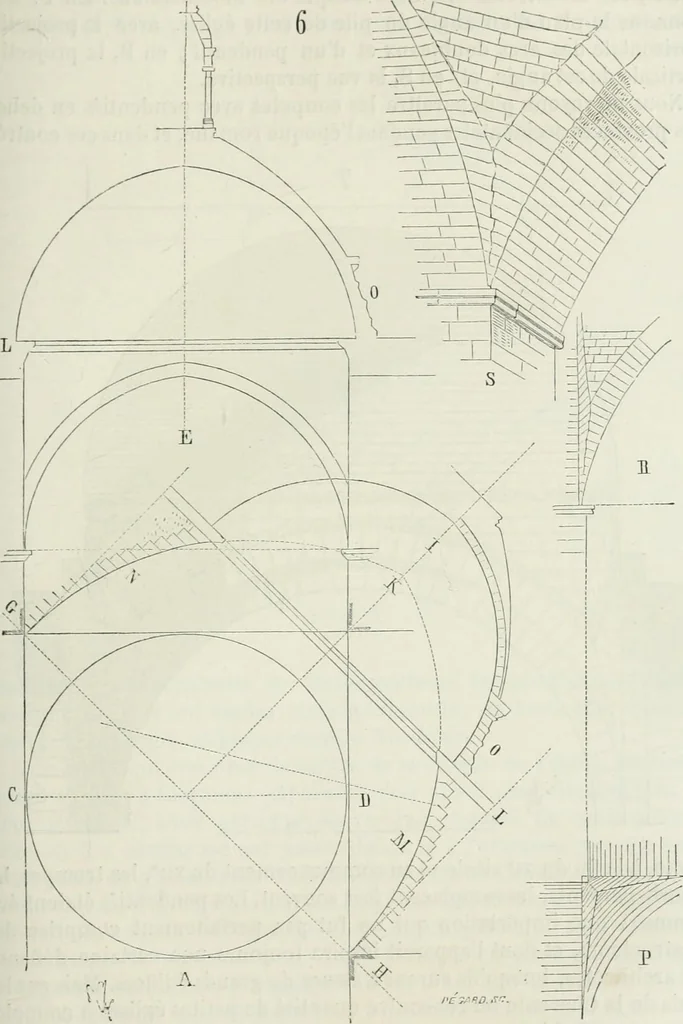 An illustration from Dictionnaire raisonné de l'architecture française du XIe au XVIe siècle, 1875, leaf 362