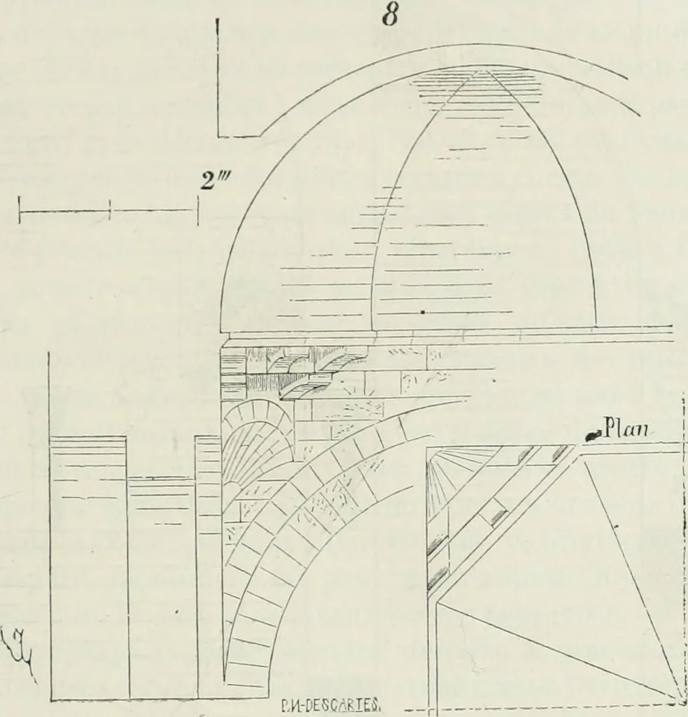 An illustration from Dictionnaire raisonné de l'architecture française du XIe au XVIe siècle, 1875, leaf 364