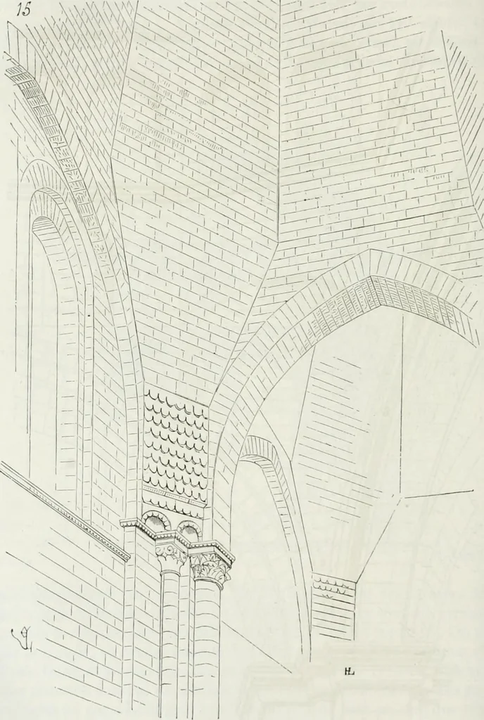An illustration from Dictionnaire raisonné de l'architecture française du XIe au XVIe siècle, 1875, leaf 375