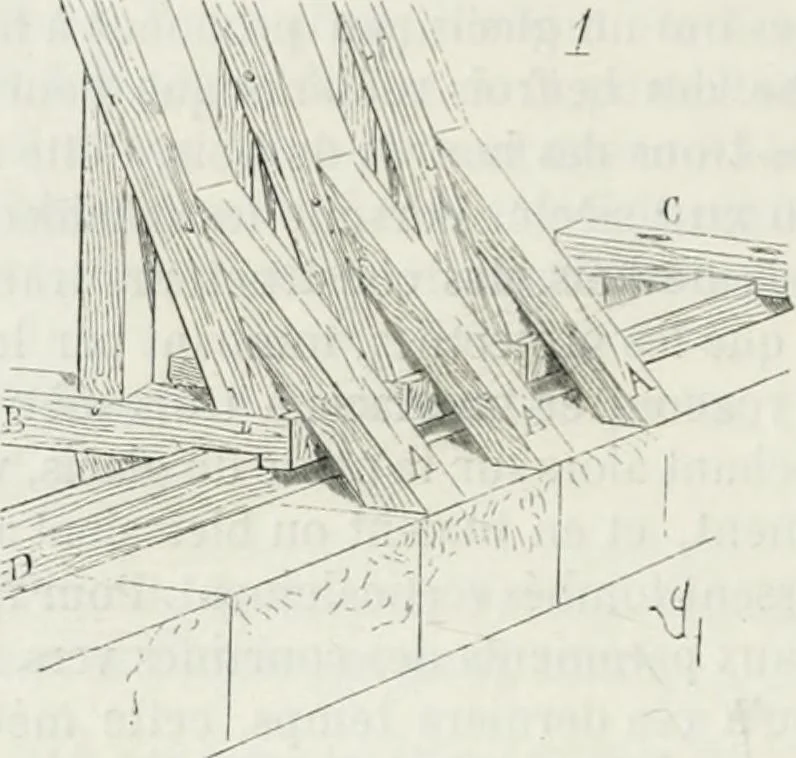 An illustration from Dictionnaire raisonné de l'architecture française du XIe au XVIe siècle, 1875, leaf 379