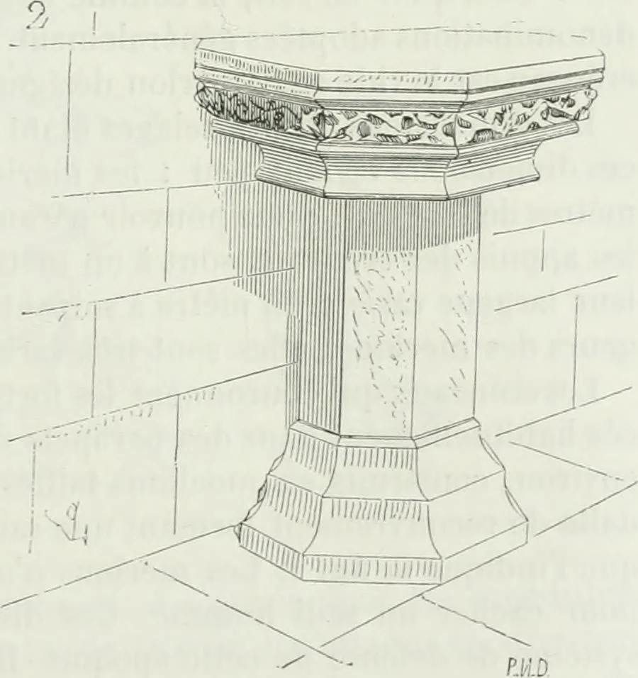 An illustration from Dictionnaire raisonné de l'architecture française du XIe au XVIe siècle, 1875, leaf 382